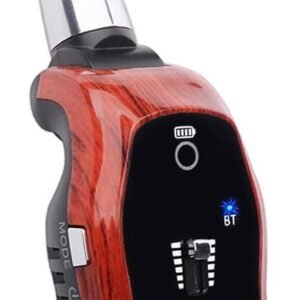 B6 Guitar Headphone Amp Mini Plug Guitar Amplifier Bluetooth Receiver Rechargeable for Electric Travel Pocket Guitar With CLEAN/CHORUS/FLANGER/METAL/WAH 5 Effects(Mahogany Color)