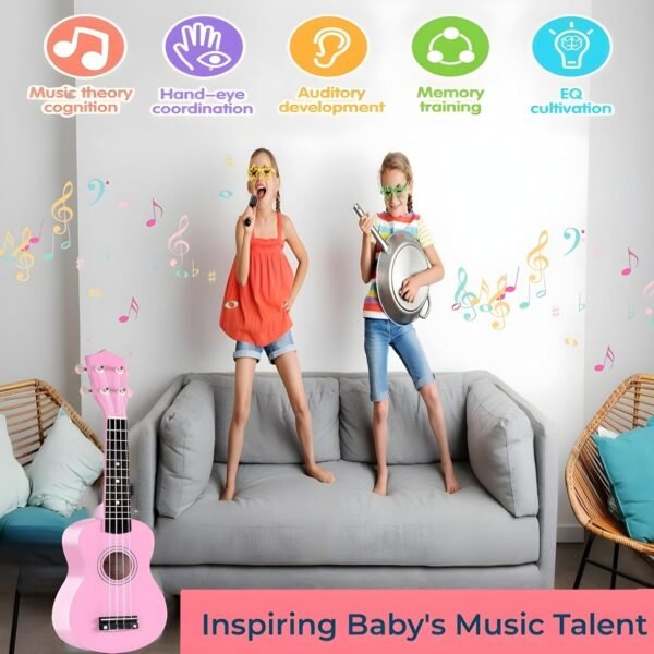 Comprehensive Review of Jakeloo 21 Inch Wooden Kids Acoustic Guitar for Toddlers