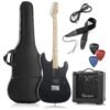 Davison Guitars Full Size Electric Guitar with 10-Watt Amp, Black - Right Handed Beginner Kit with Gig Bag and Accessories Davison Guitars Full Size Electric Guitar with 10-Watt Amp, Black - Right Handed Beginner Kit with Gig Bag and Accessories