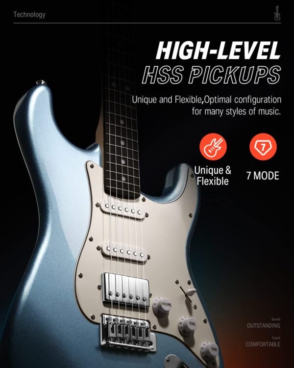 Donner DST-152 Electric Guitar Kit Review Best Beginner HSS Pickup Guitar Set Donner DST-152 Electric Guitar Kit Review Best Beginner HSS Pickup Guitar Set