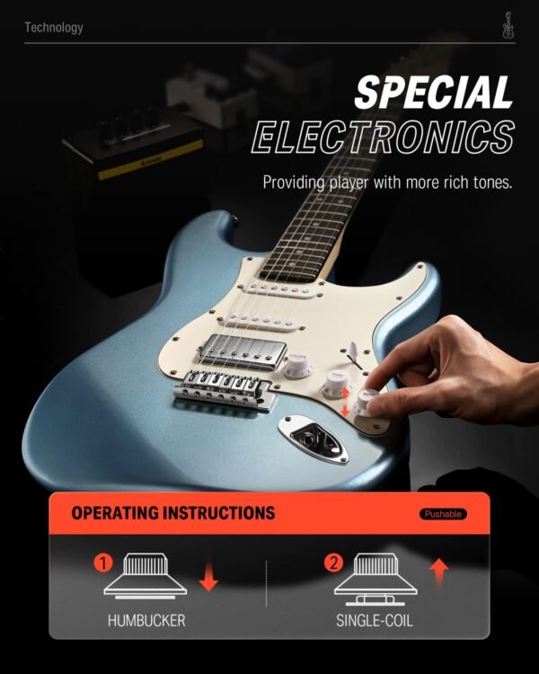 Donner DST-152 Electric Guitar Kit Review Best Beginner HSS Pickup Guitar Set Donner DST-152 Electric Guitar Kit Review Best Beginner HSS Pickup Guitar Set