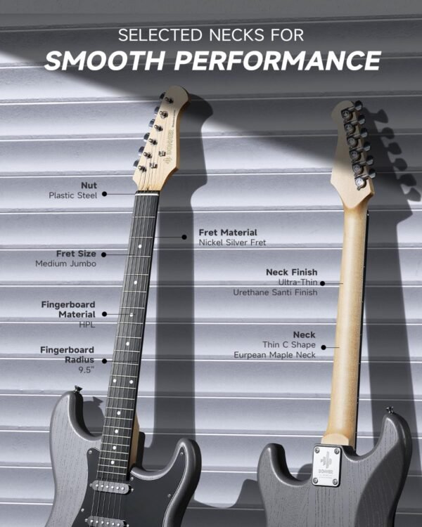Donner DST-80 Electric Guitar Kit Review Ultimate Beginner Package with Amp and Accessories Donner DST-80 Electric Guitar Kit Review Ultimate Beginner Package with Amp and Accessories