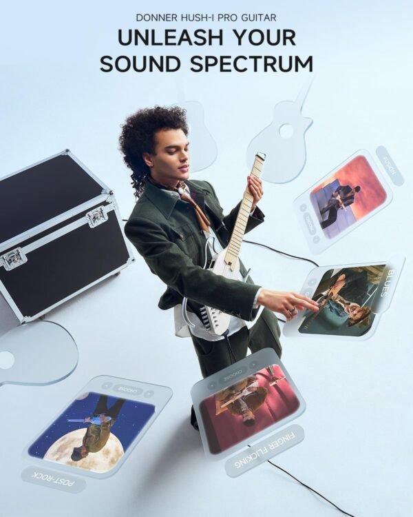 Donner HUSH I PRO Acoustic Electric Guitar Review Exploring Advanced Effects and Travel Features