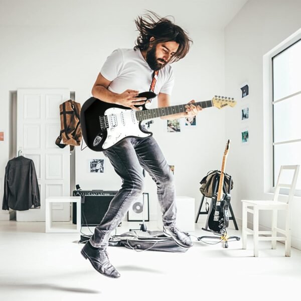 Ermik Electric Guitar Kit Review Complete Beginner Package with Amp and Accessories