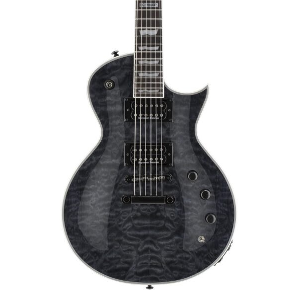 ESP LTD EC-1000 Piezo Electric Guitar, See Thru Black ESP LTD EC-1000 Piezo Electric Guitar, See Thru Black