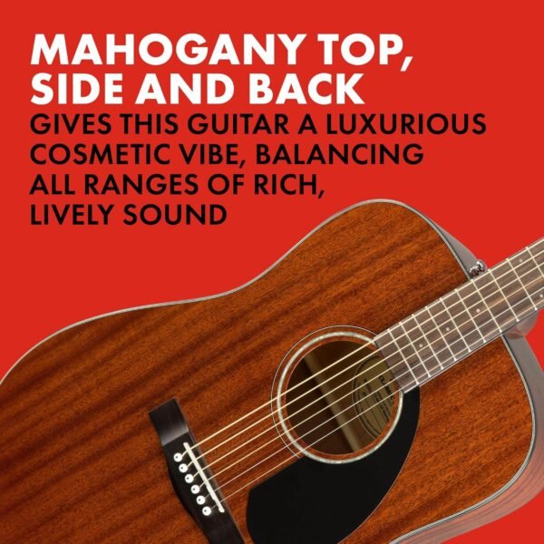 Fender CD-60S Acoustic Guitar Review Bold Dreadnought Tone and Mahogany Craftsmanship