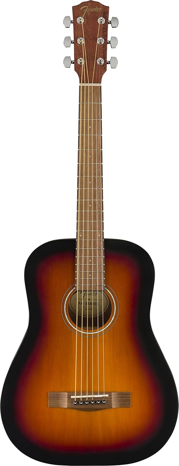 Fender FA-15 3/4 Scale Steel String Acoustic Guitar, with 2-Year Warranty, Sunburst, with Gig Bag Fender FA-15 3/4 Scale Steel String Acoustic Guitar, with 2-Year Warranty, Sunburst, with Gig Bag