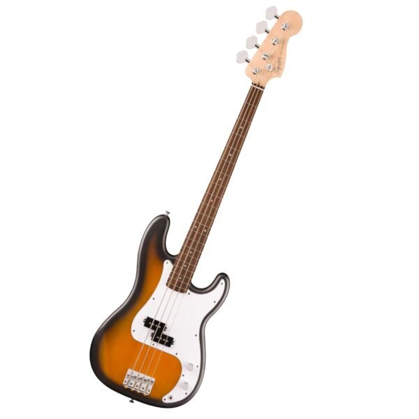 Fender Squier Debut Series Precision Bass Guitar, Beginner Guitar, with 2-Year Warranty, Includes Free Lessons, 2-Color Sunburst with Matte Finish Fender Squier Debut Series Precision Bass Guitar, Beginner Guitar, with 2-Year Warranty, Includes Free Lessons, 2-Color Sunburst with Matte Finish