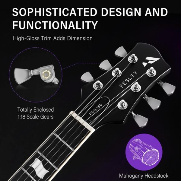 Fesley 350 Full Size Electric Guitar Review Unveiling Mahogany Body and Humbucker Tone Fesley 350 Full Size Electric Guitar Review Unveiling Mahogany Body and Humbucker Tone