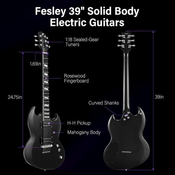 Fesley 350 Full Size Electric Guitar Review Unveiling Mahogany Body and Humbucker Tone Fesley 350 Full Size Electric Guitar Review Unveiling Mahogany Body and Humbucker Tone