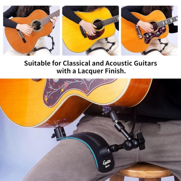 GUITTO Guitar Balance Support GGR-01 Review Ergonomic Footstool for Acoustic and Classical Guitars