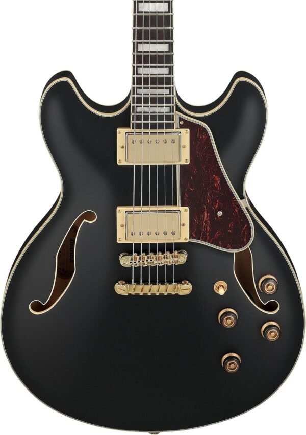 Ibanez Artcore AS73G Semi-hollowbody Electric Guitar - Black Flat