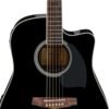 Ibanez PF15ECE Black Acoustic-Electric Guitar Review Exploring Sound and Features