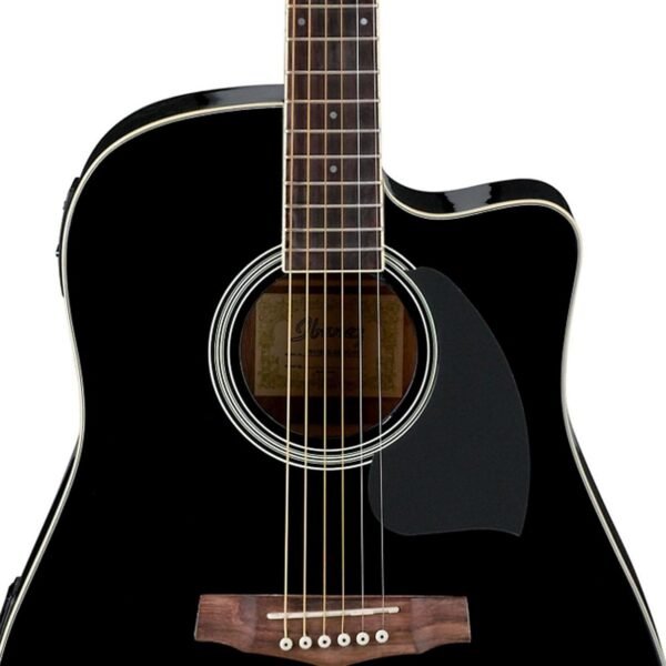 Ibanez PF15ECE Black Acoustic-Electric Guitar Review Exploring Sound and Features