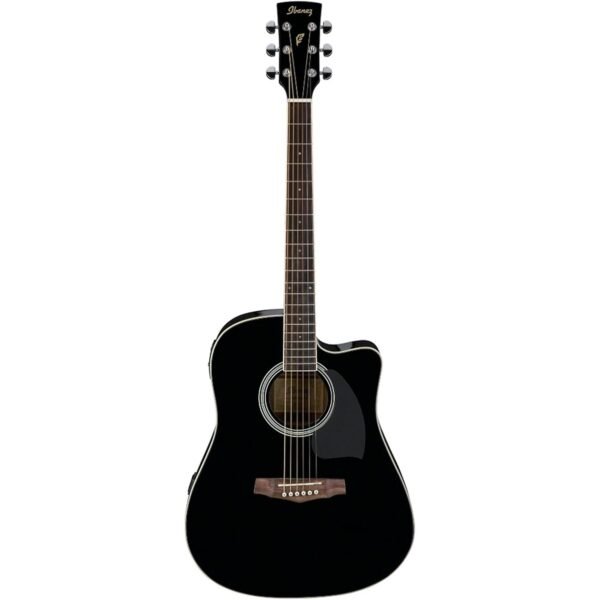 Ibanez PF15ECE Black Acoustic-Electric Guitar Review Exploring Sound and Features