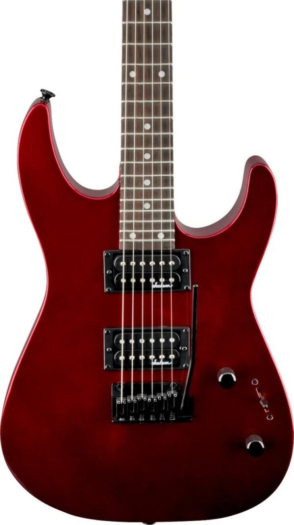 Jackson JS12 Dinky Metallic Red Electric Guitar Review Reveals Rock and Metal Performance Power