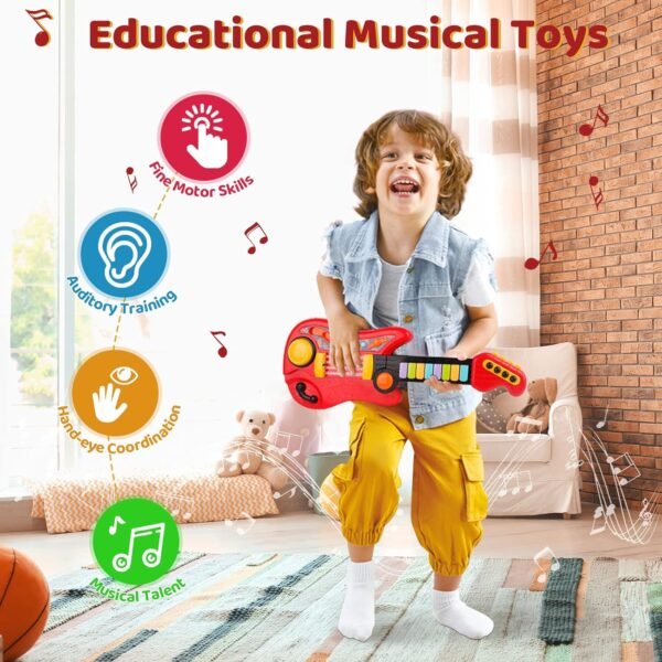 Kids Electric Guitar 2 in 1 Musical Instruments TWFRIC Review for Toddlers Fun Learning Kids Electric Guitar 2 in 1 Musical Instruments TWFRIC Review for Toddlers Fun Learning
