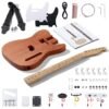 Leo Jaymz DIY TL Style Electric Guitar Kits with Mahogany Body and Maple Neck - Maple Fingerboard and All Components Included(TL LJ Headstock) Leo Jaymz DIY TL Style Electric Guitar Kits with Mahogany Body and Maple Neck - Maple Fingerboard and All Components Included(TL LJ Headstock)