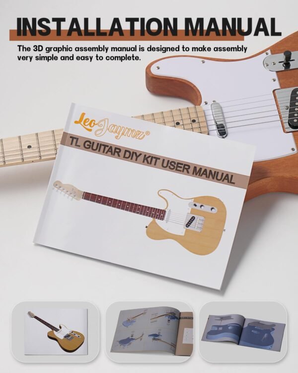 Leo Jaymz Electric Guitar Kits Review Solid Mahogany Body and Maple Neck Build Experience Leo Jaymz Electric Guitar Kits Review Solid Mahogany Body and Maple Neck Build Experience