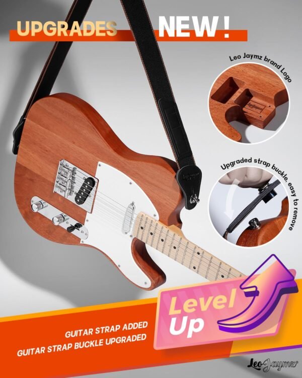 Leo Jaymz Electric Guitar Kits Review Solid Mahogany Body and Maple Neck Build Experience Leo Jaymz Electric Guitar Kits Review Solid Mahogany Body and Maple Neck Build Experience
