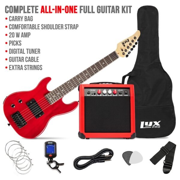 LyxPro Left Handed 30 Inch Electric Guitar Kit Review for Beginner Kids LyxPro Left Handed 30 Inch Electric Guitar Kit Review for Beginner Kids